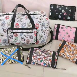 Labubu Duffle Bag With crossbody Strap. One Style Left